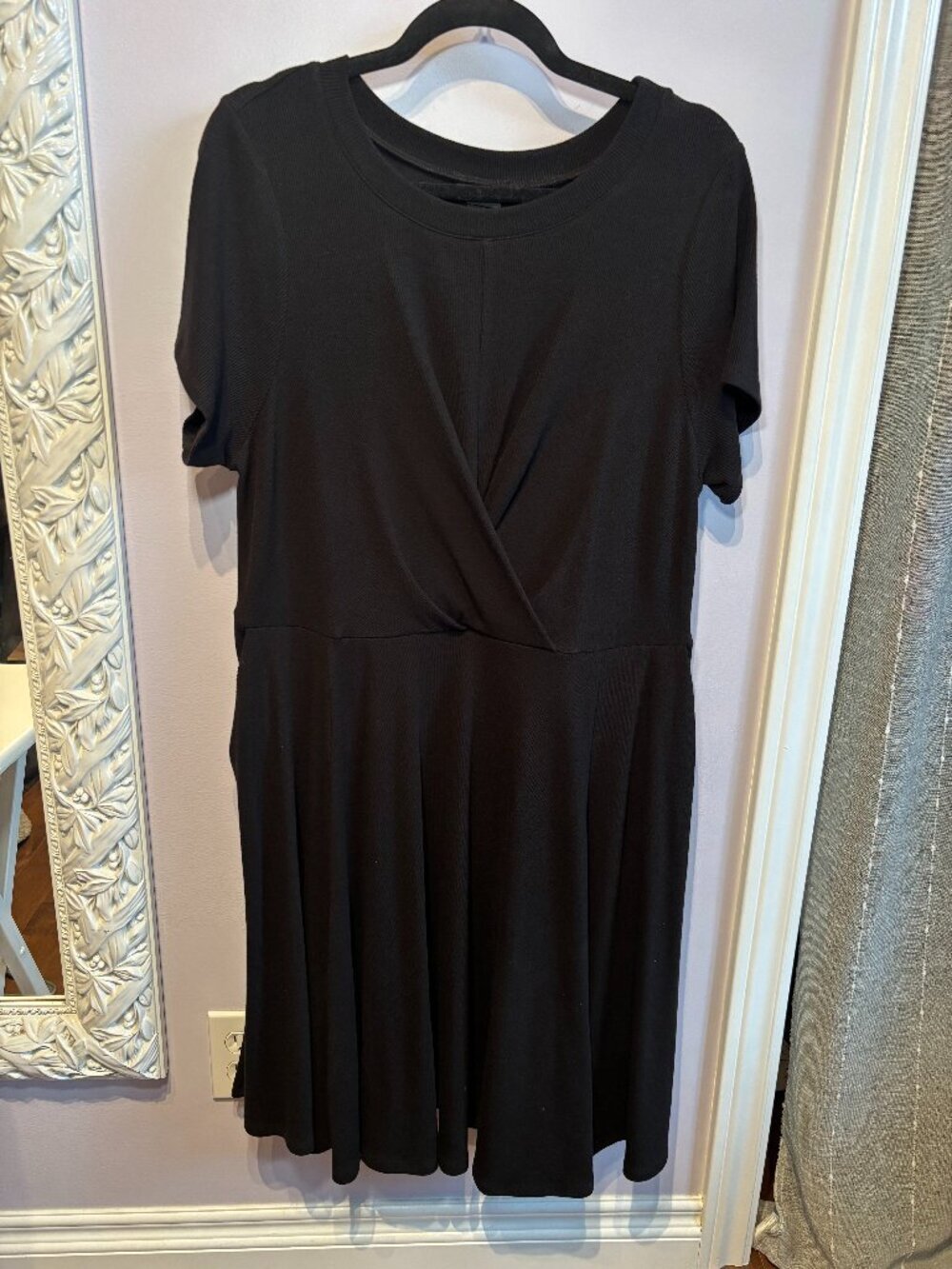 Torrid Stretchy Ribbed Dress Chic and Casual with Pockets